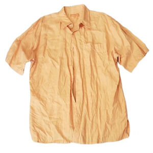 Inserch Yellow Collezione Uomo Linen Shirt XXL